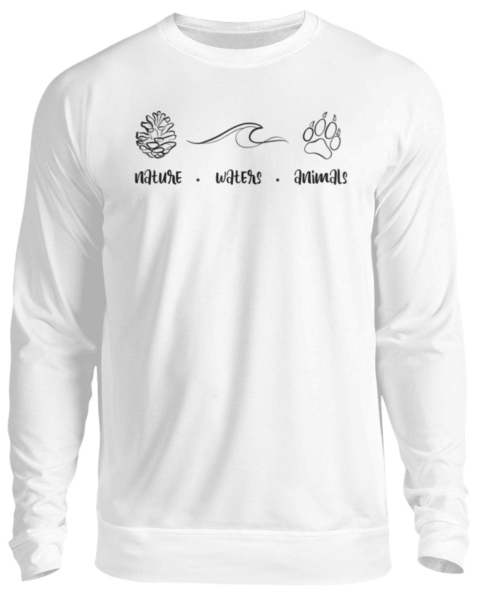 nature/waters/animals Unisex Sweatshirt