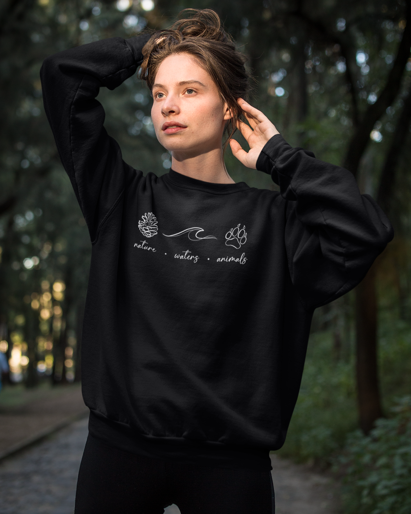 nature/waters/animals Unisex Sweatshirt