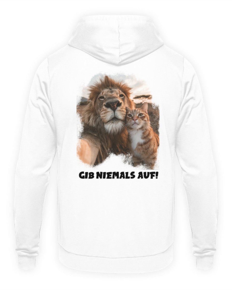 Gib niemals auf Unisex Hoodie