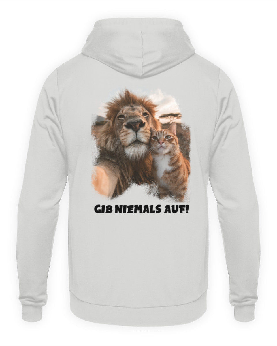 Gib niemals auf Unisex Hoodie