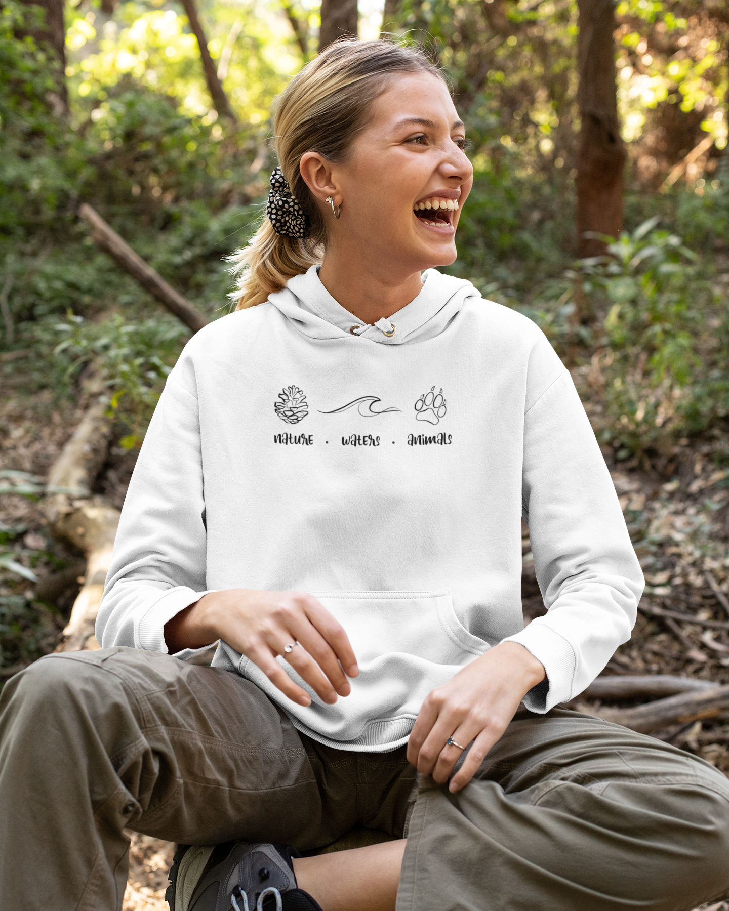 nature/waters/animals Unisex Hoodie