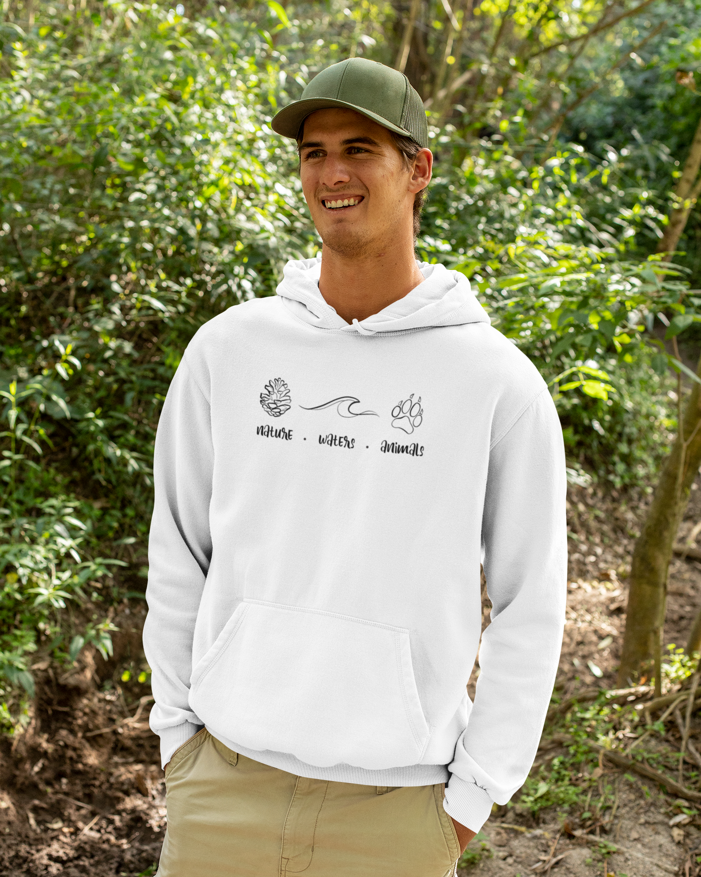 nature/waters/animals Unisex Hoodie