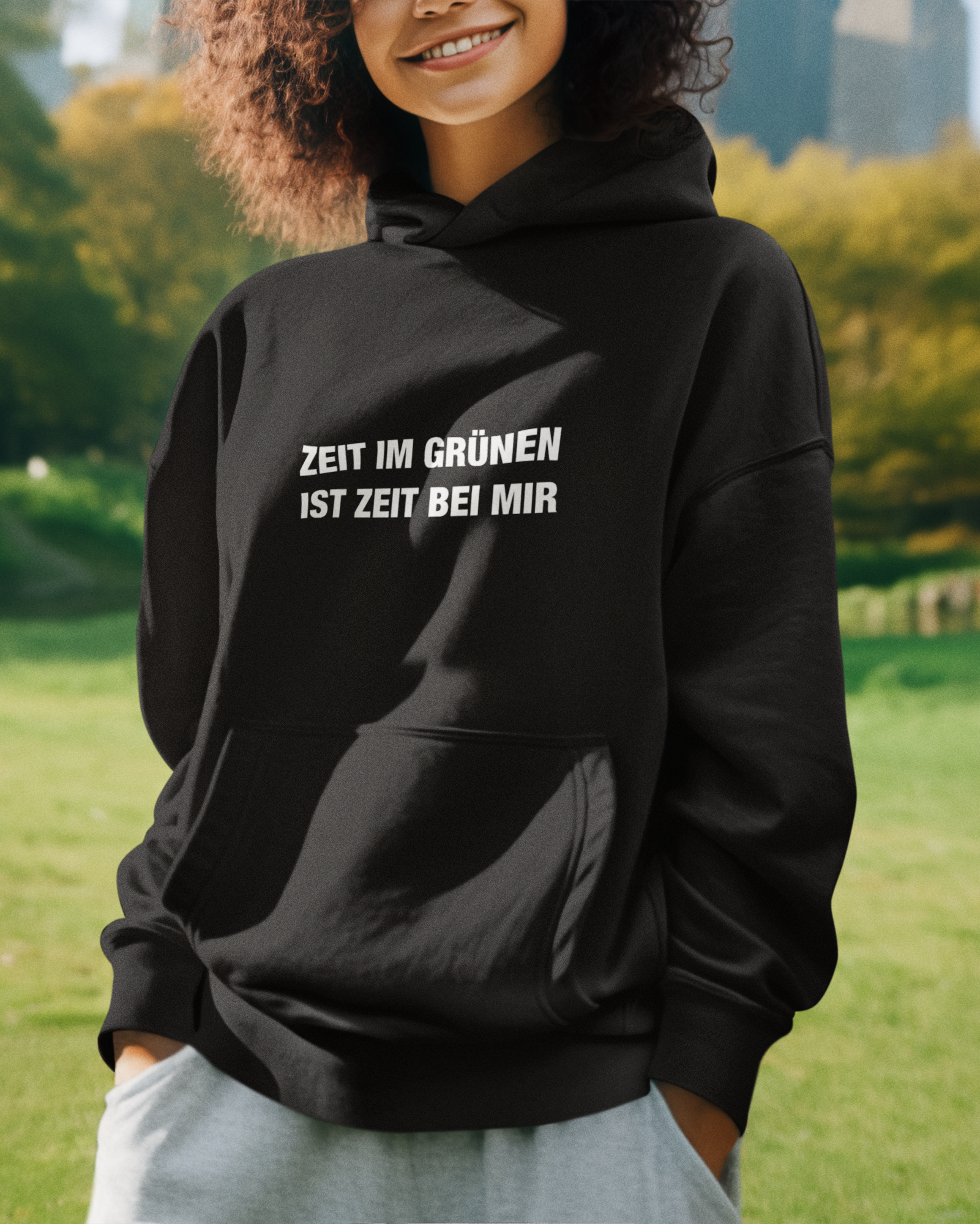 ZEIT IM GRÜNEN Unisex Hoodie